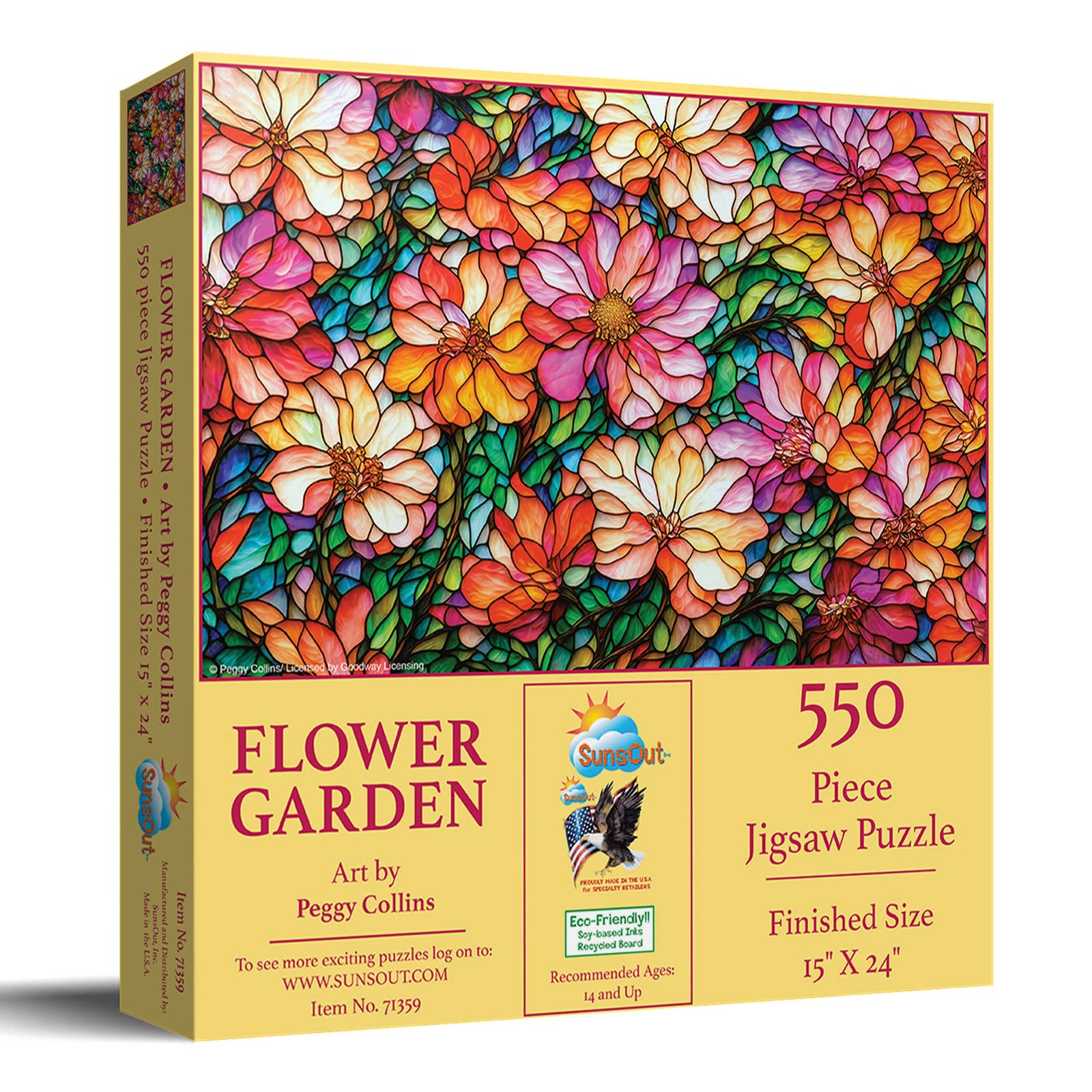 Flower Garden 550 pc Puzzle