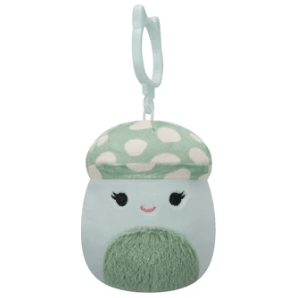 Squishmallow Plush Toy 3.5" Clip Bo Lynn the Mushroom