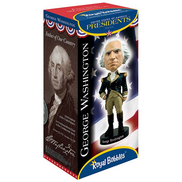 Royal Bobbles George Washington Collectible Bobblehead