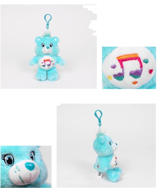 Care Bears Plush Keychains Bag Point Charm Ring