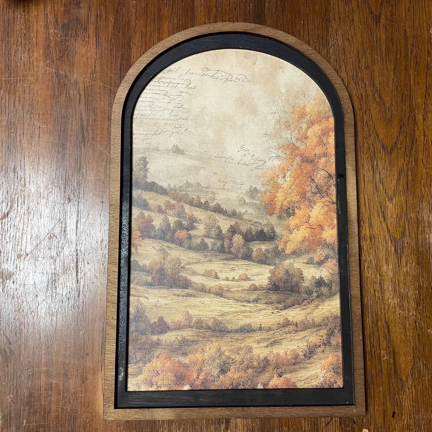 Fall Countryside framed in Med Arch
