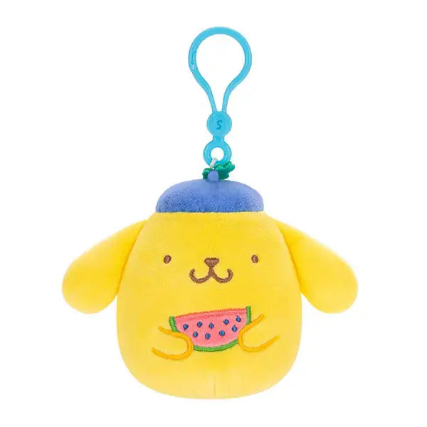 Squishmallow Plush Sanrio Tropical Pompompurin 3.5" Clip
