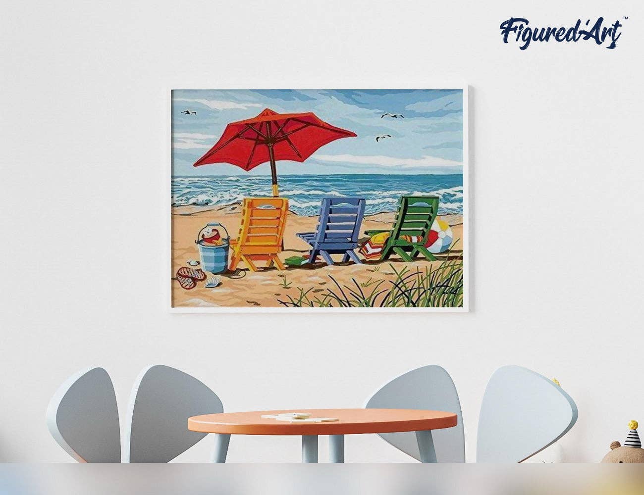 Paint by numbers - Beach Chairs