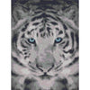 Silver Tiger Diamond Painting Kit