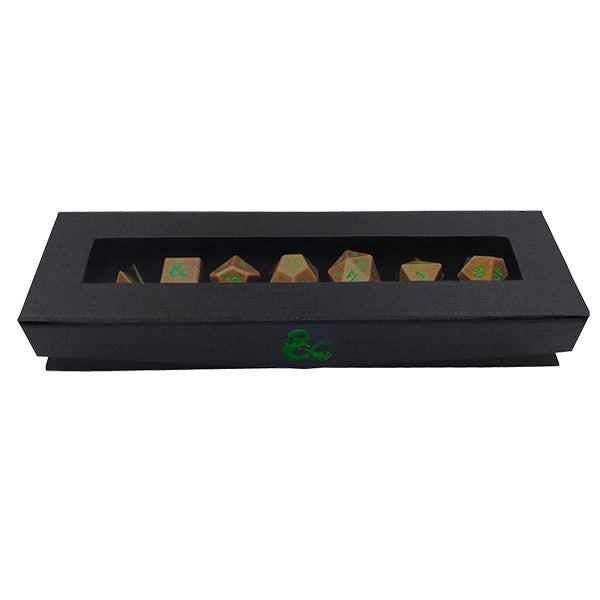 7-Die Set Heavy Metal: Dungeons & Dragons Copper/Green