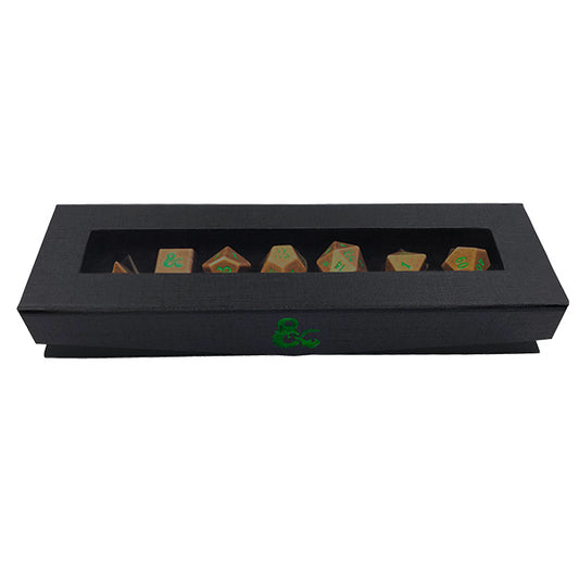 7-Die Set Heavy Metal: Dungeons & Dragons Copper/Green