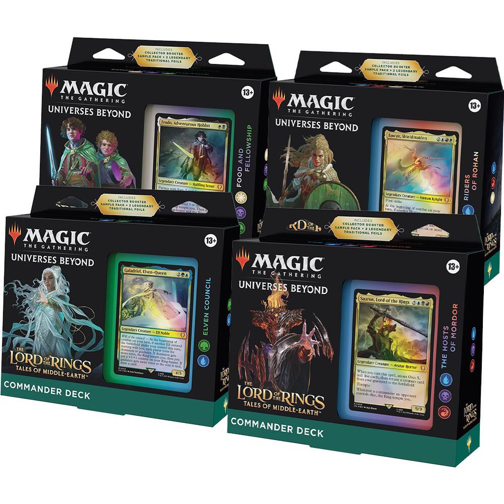 MTG: Lord of the Rings Tales of Middle - Earth Commander Deck Display