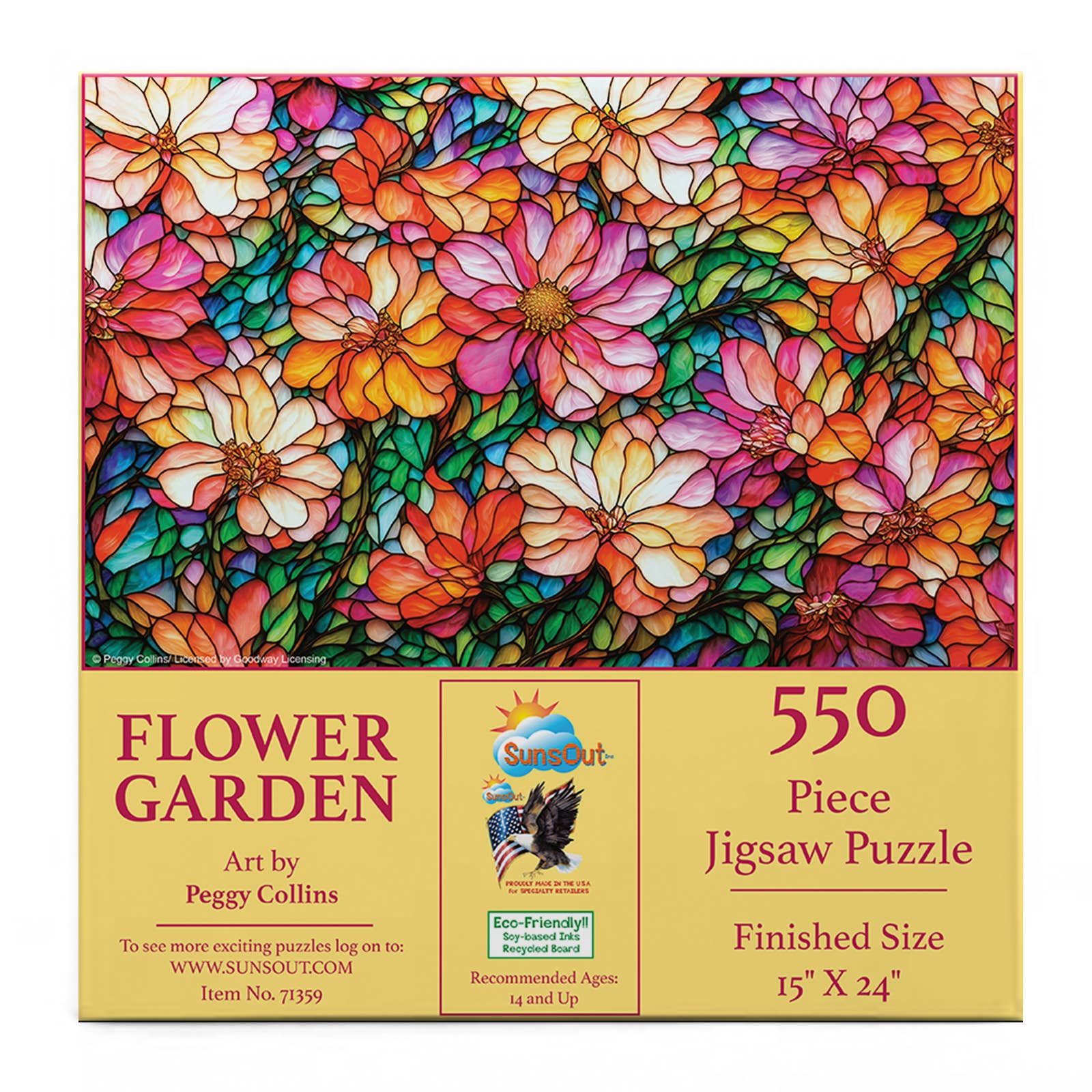 Flower Garden 550 pc Puzzle