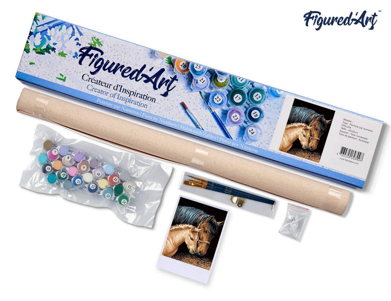 Paint by numbers - Horse and Foal