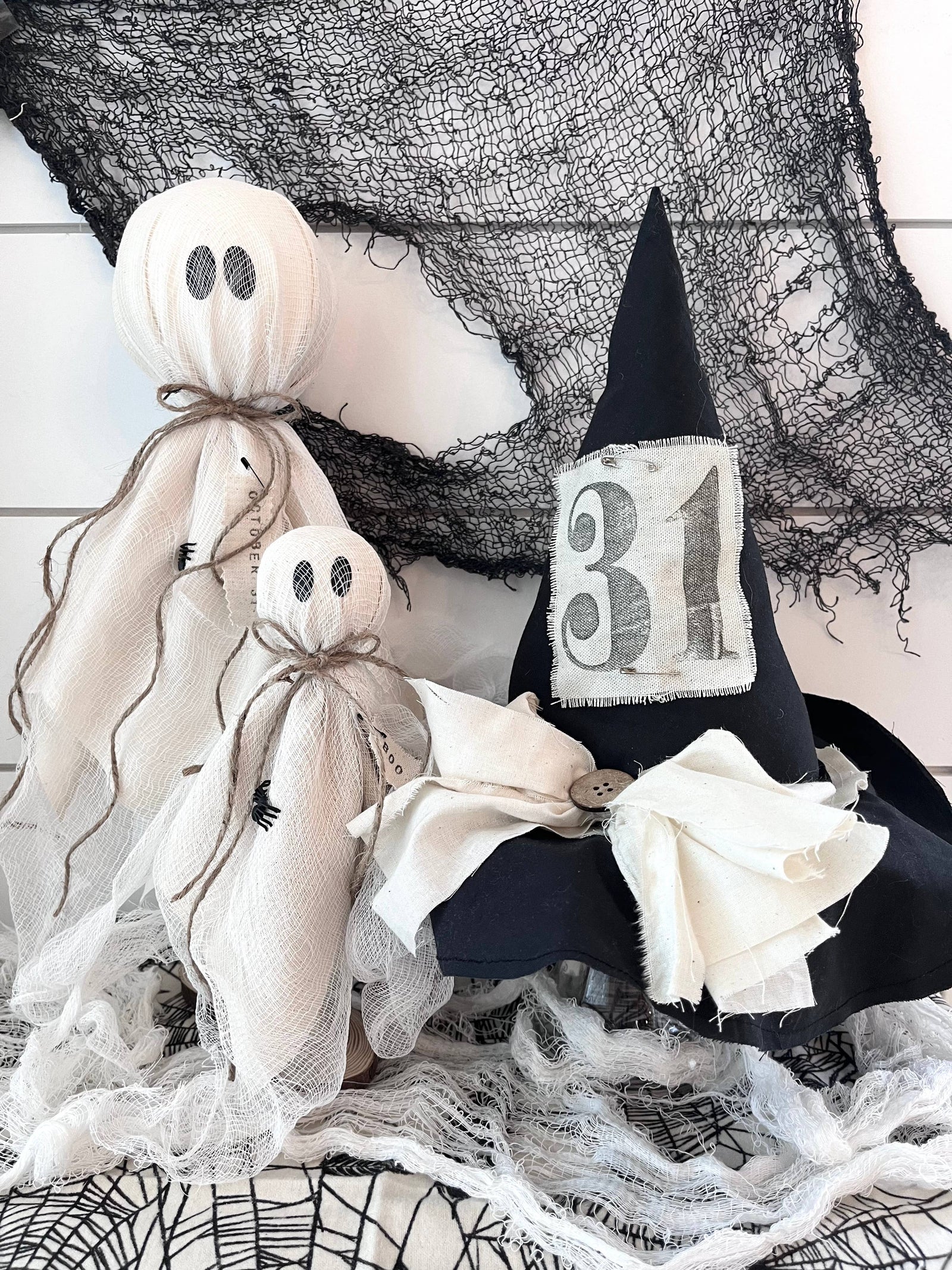 Primitive Witch Hat, Handmade Halloween Home Decor