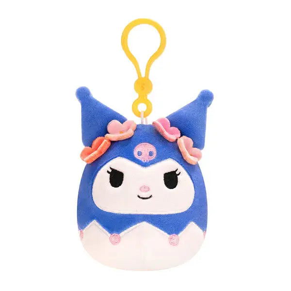 Squishmallow Plush Sanrio Tropical Kuromi 3.5" Clip