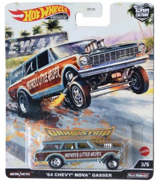 Hot Wheels '64 Chevy Nova Wagon Gasser Collectible