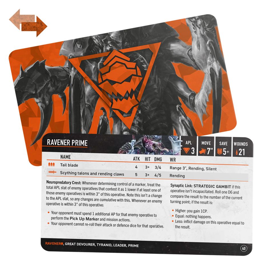 Kill Team Datacards: Raveners (ENG