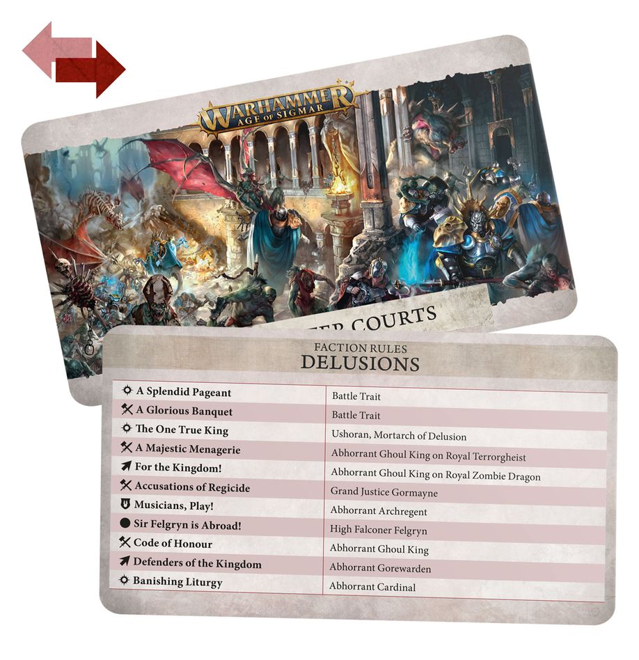 Warscroll Cards: Flesh-eater Courts