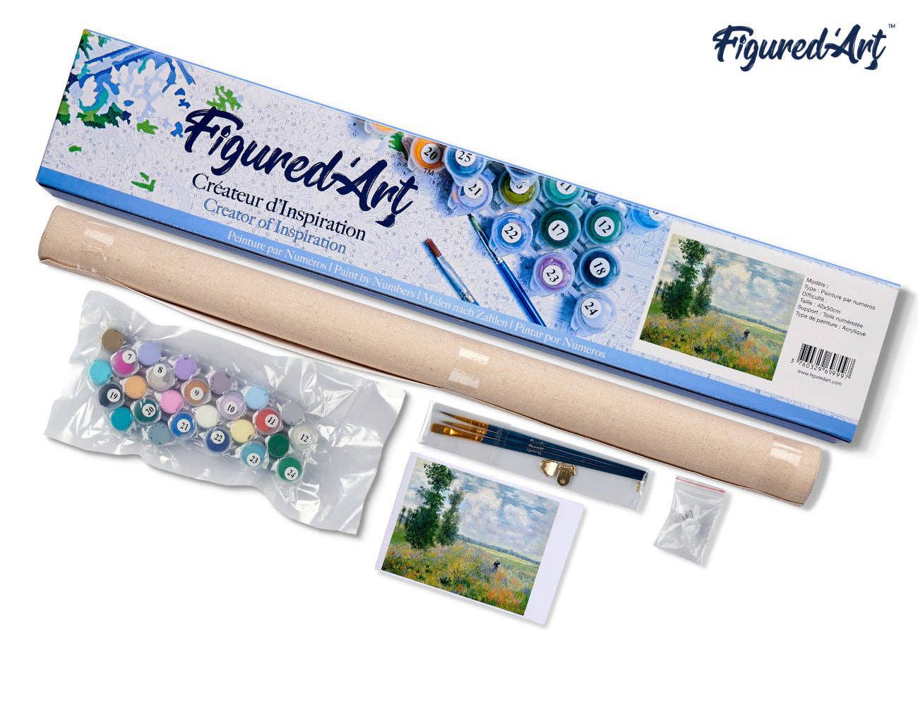 Paint by numbers - Monet Field of Poppies