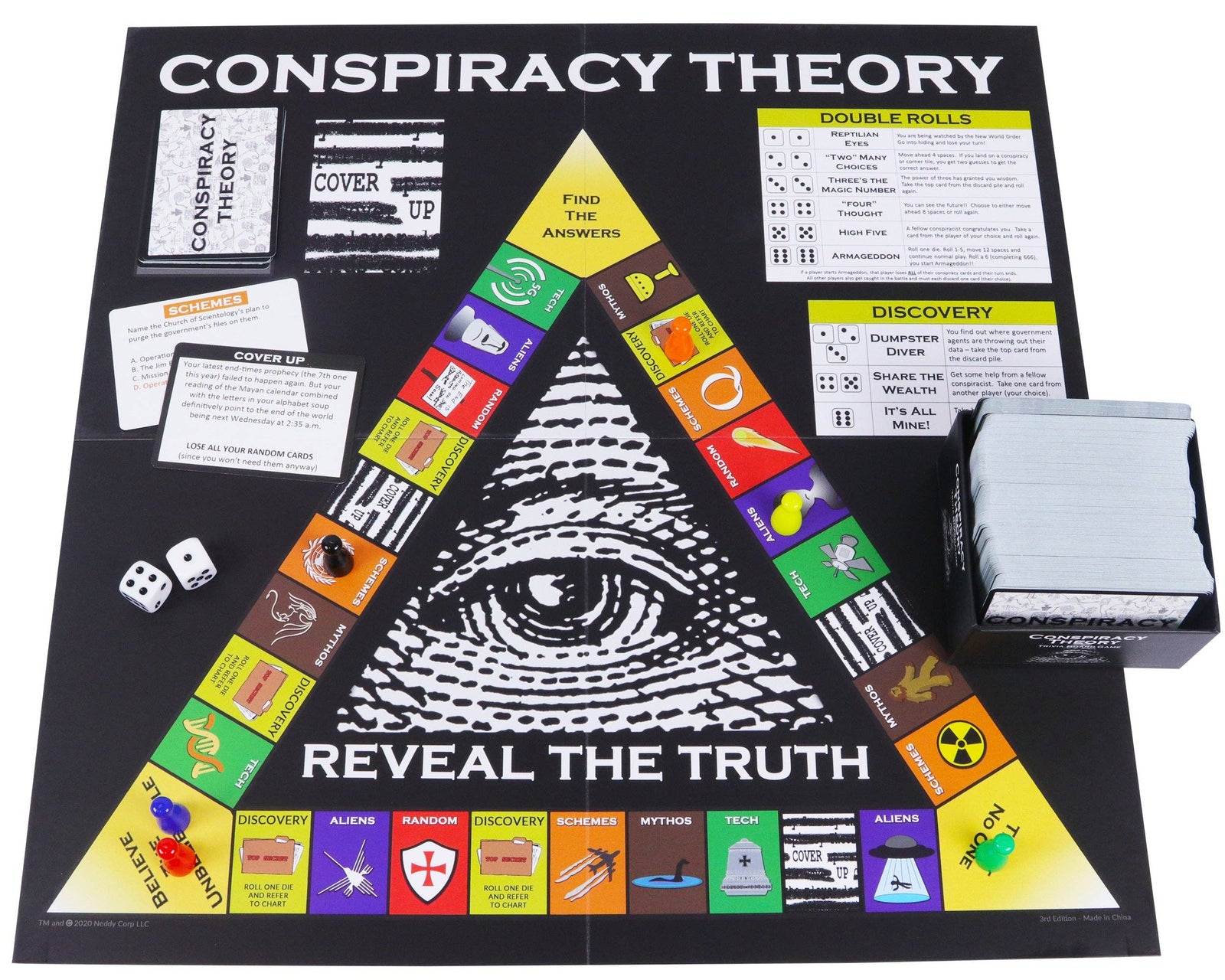 Conspiracy Theory Trivia Board Game