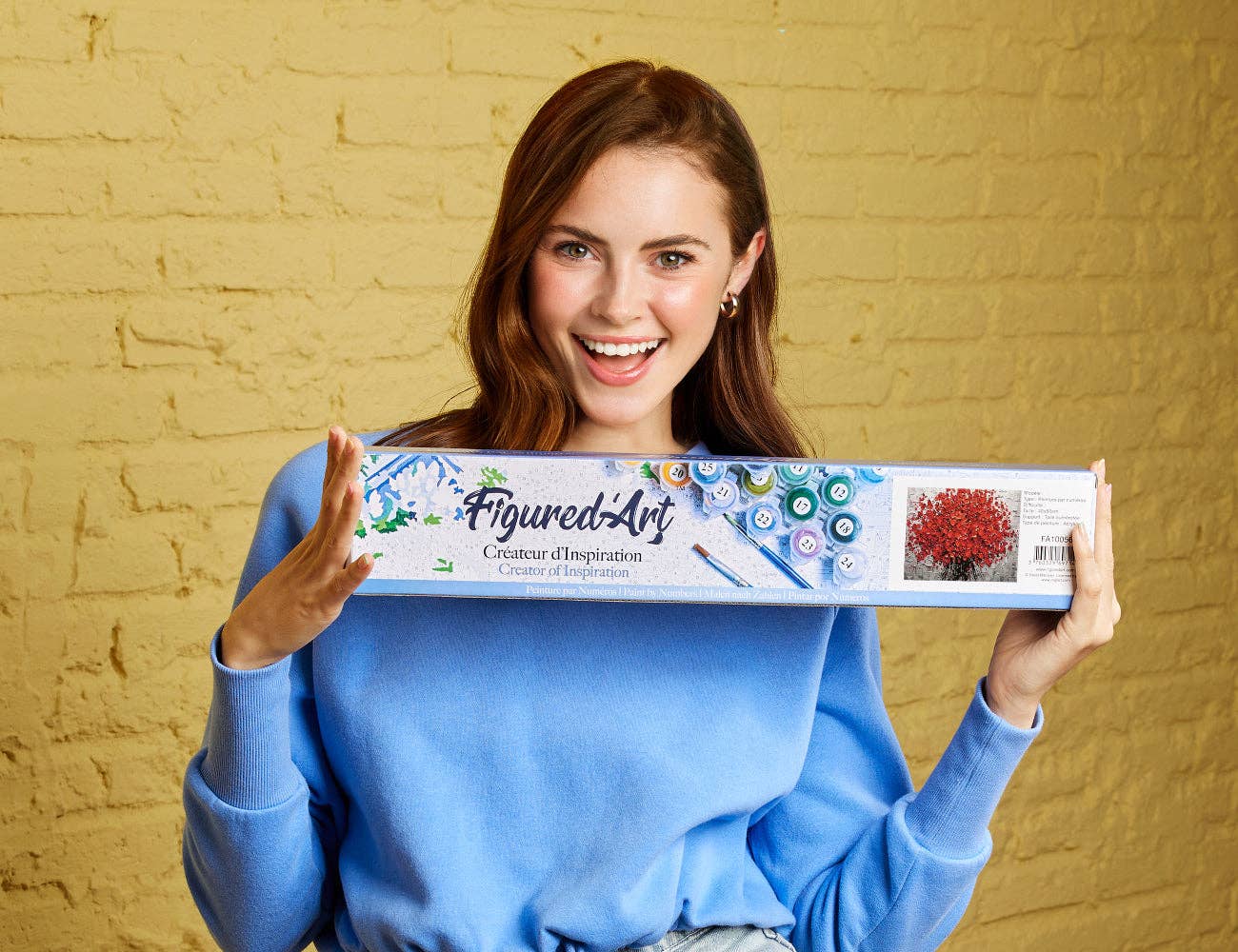 Paint by numbers - Abstract Red Flowers