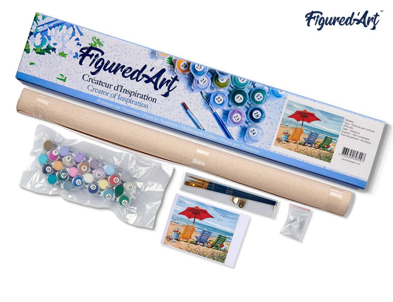 Paint by numbers - Beach Chairs