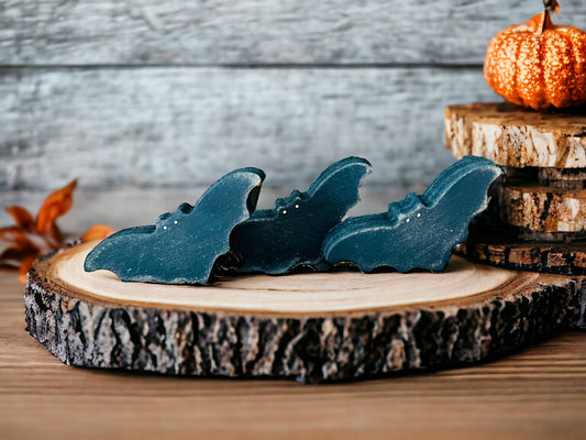 Primitive/Rustic Halloween Wood Bat Bowl Fillers - Set of 3