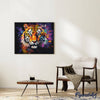 Paint by Numbers rolled - Colorful Abstract Tiger