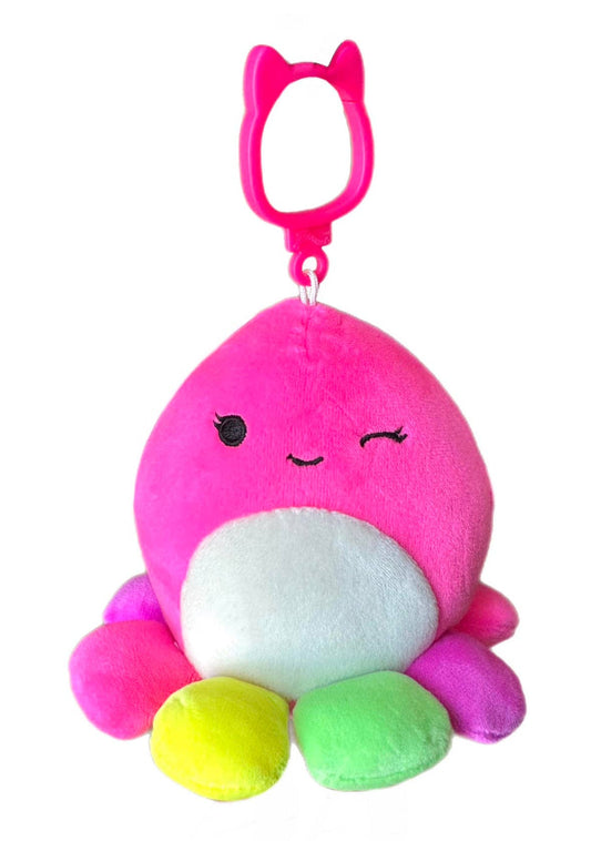 Squishmallow Plush Toy 3.5" Clip Lasla the Octopus