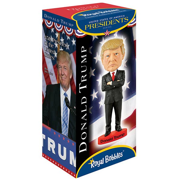 Royal Bobbles Donald Trump Collectible Bobblehead