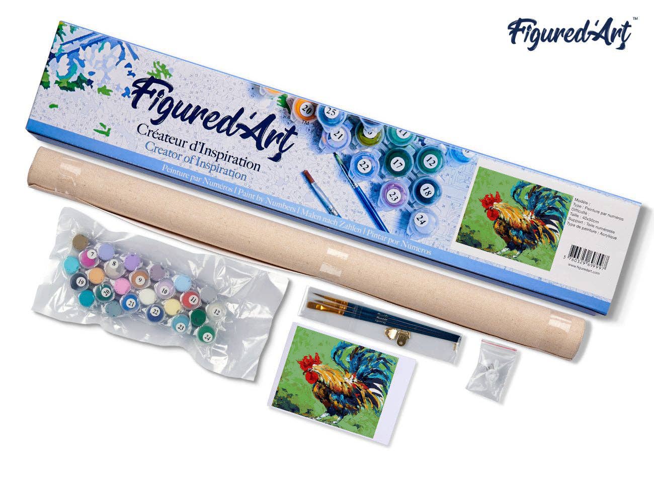 Paint by numbers - Rooster