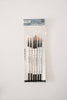 Round Tip Watercolor Brush Set -- 6 piece