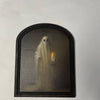 Ghost Holding Candle in Small Arch Frame