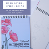 Floral Watercoloring Book - Outlines with Video Tutorials