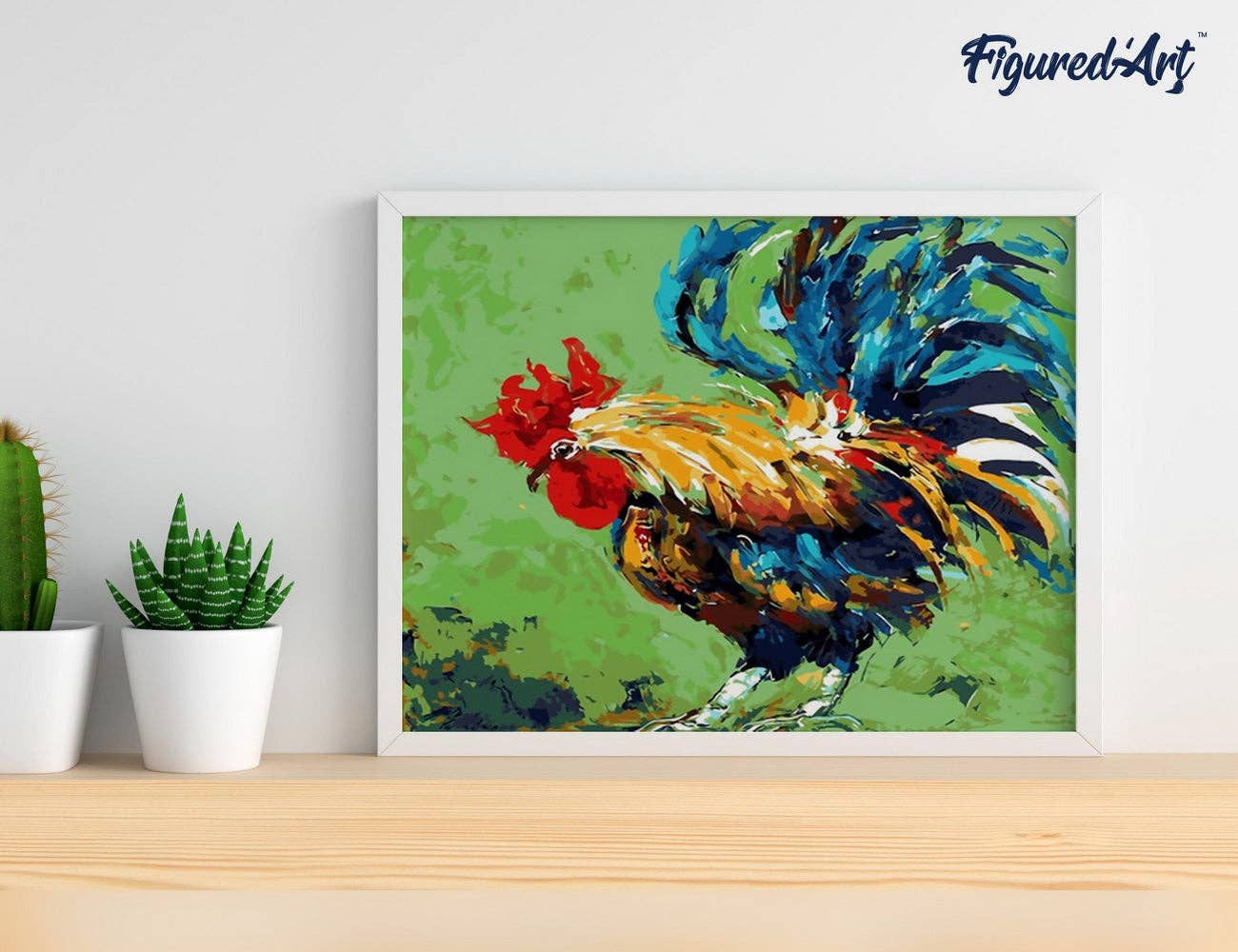 Paint by numbers - Rooster