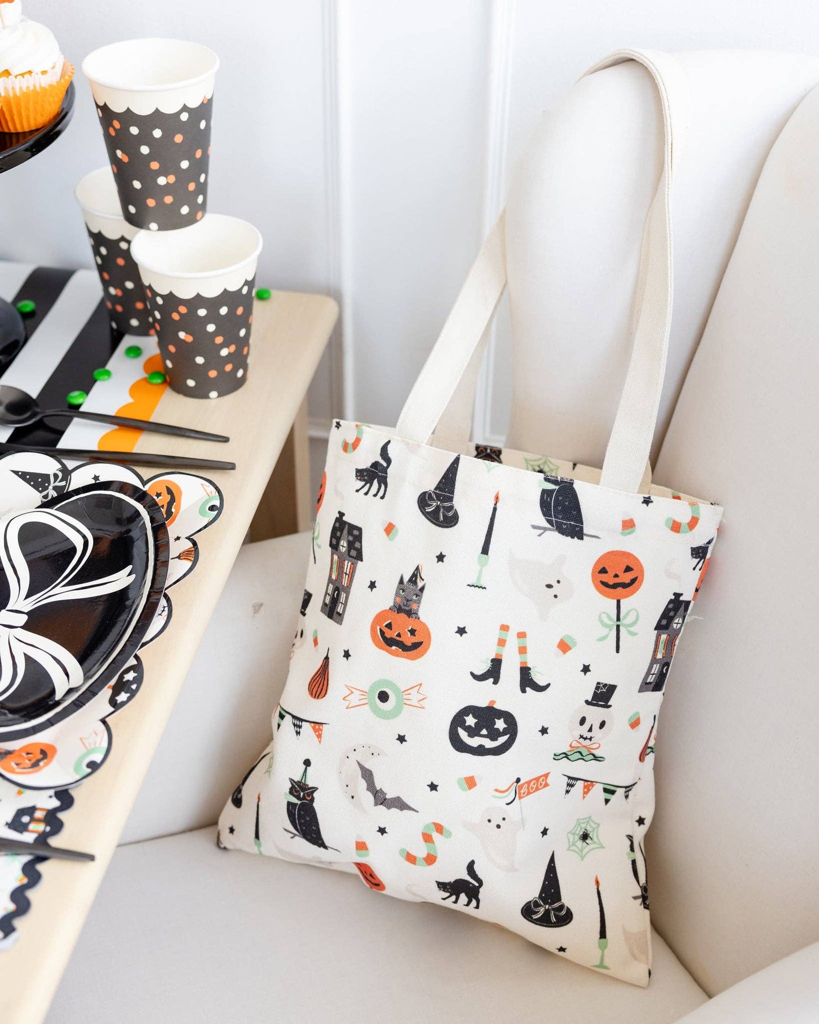 TTS1215 - Tricks & Treats Canvas Tote Bag