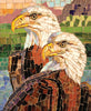 Stained Glass Eagles  1000 pc Puzzle