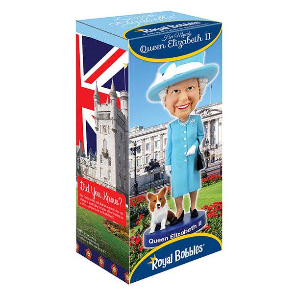 Royal Bobbles Queen Elizabeth II Collectible Bobblehead