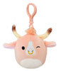 Squishmallow Plush Toy 3.5" Clip Howland the Bull