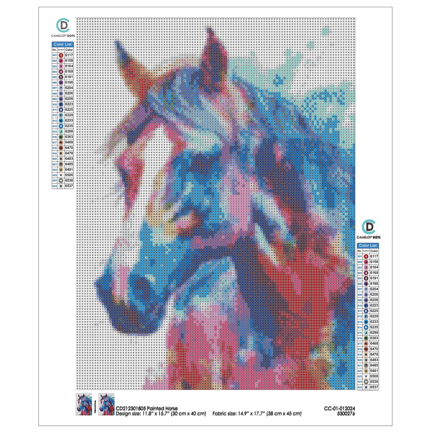 Painted Horse Diamond Painting Kit
