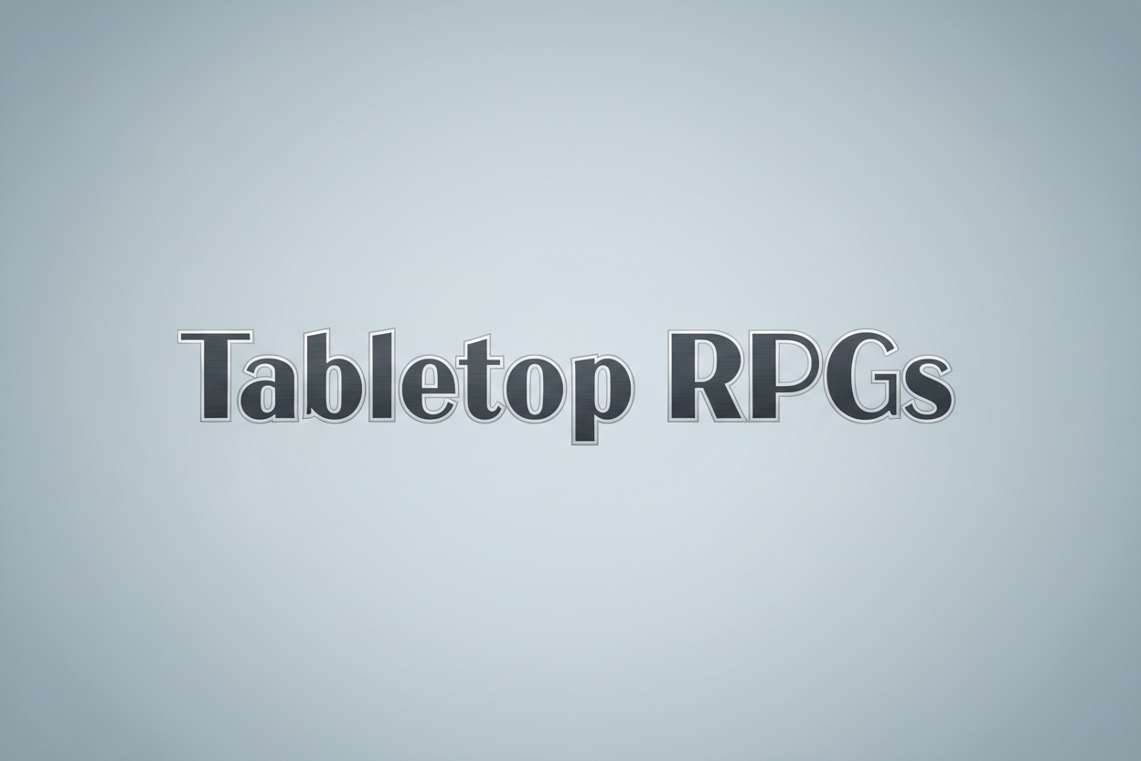 Tabletop RPG's in Stock