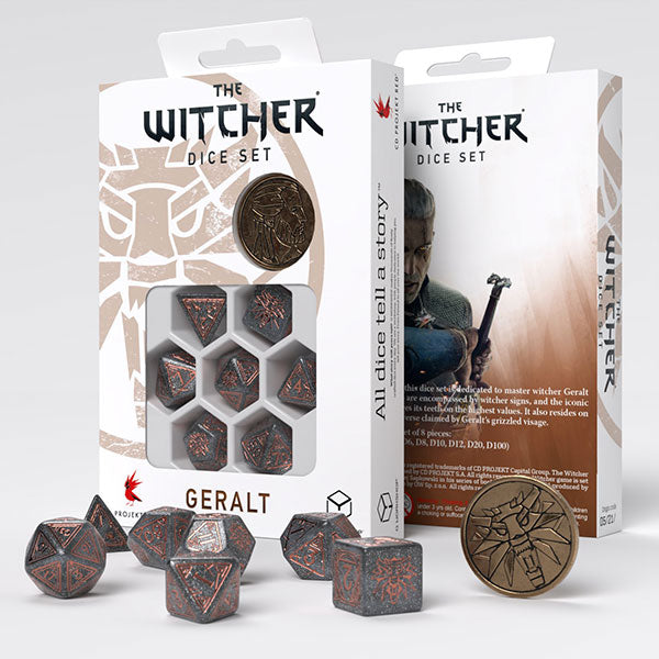 7-Die Set The Witcher: Geralt Price of Neutrality
