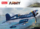 Sluban US WWII-F4U Fighter Plane - 550 Pieces - M38-B1109