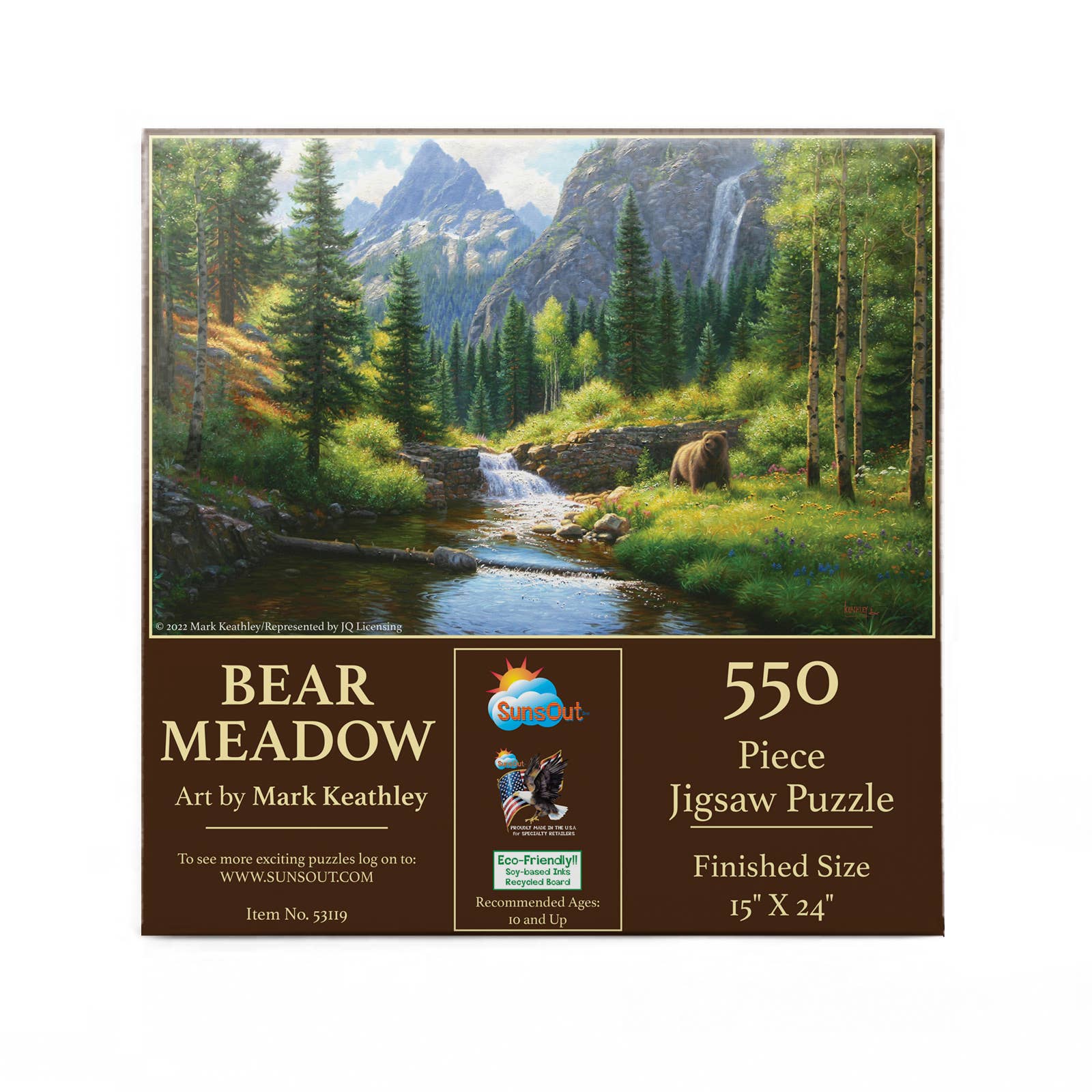 Bear Meadow 550 pc Puzzle