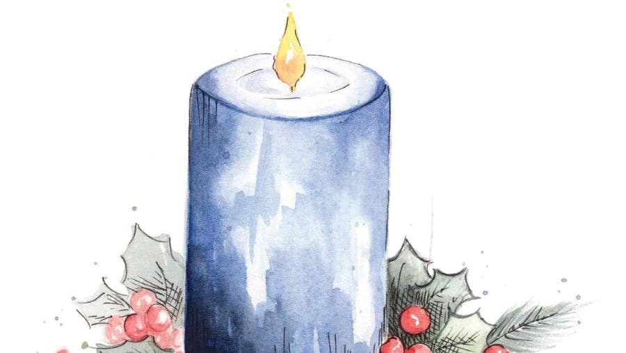 Happy Holidays Watercolor Workbook by Willow Wolfe