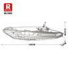 ReoBrix Military Submarine - Undersea Boat 3624 pcs!