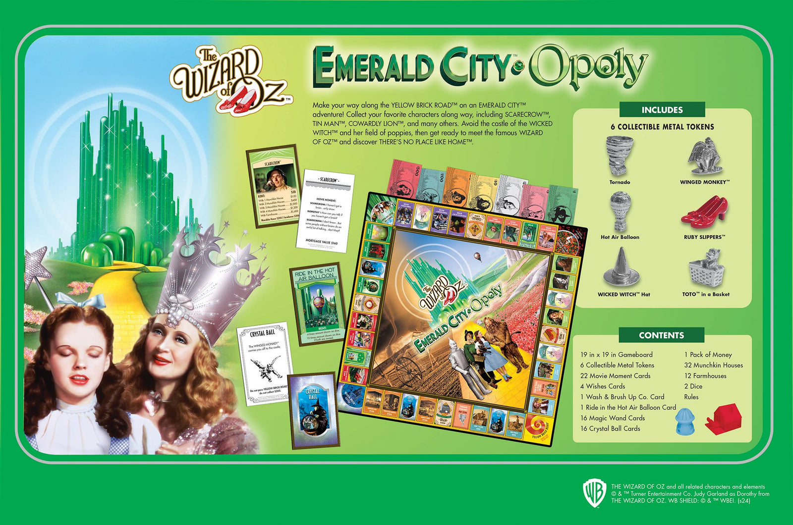 Wizard of Oz Opoly Board Game