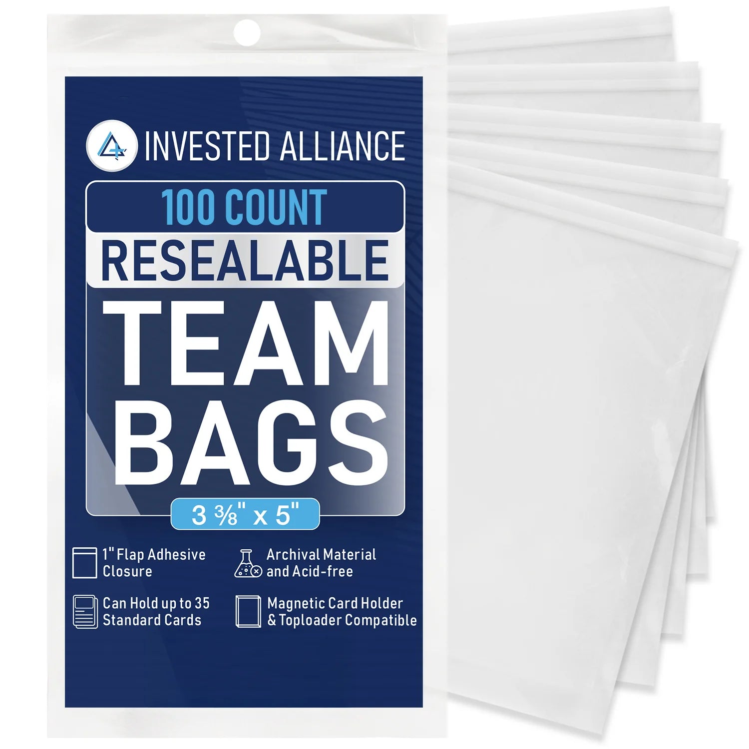 100 Count Resealable Team Bags