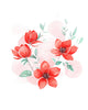 Bold Flowers Watercolor Workbook