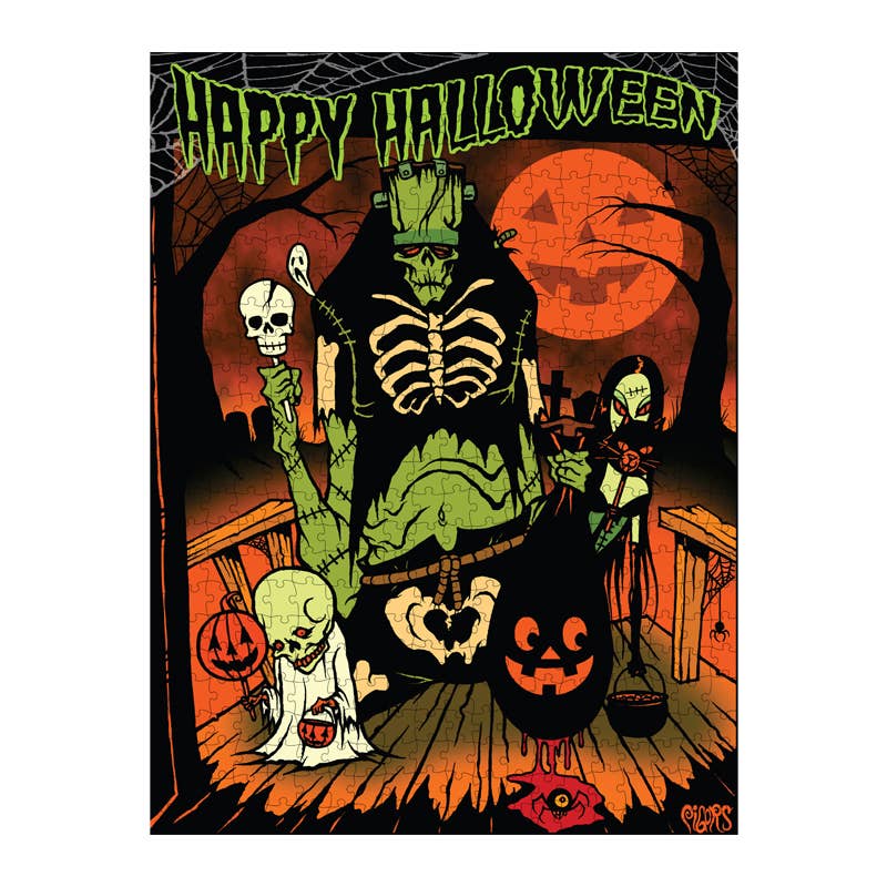 Toxic Toons Happy Halloween Puzzle