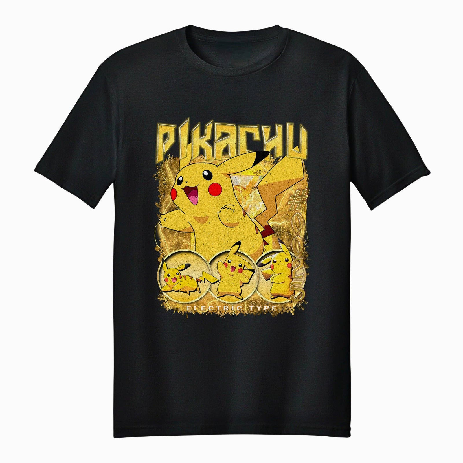 Pokemon Pikachu Electric Type Adult Unisex T-Shirt
