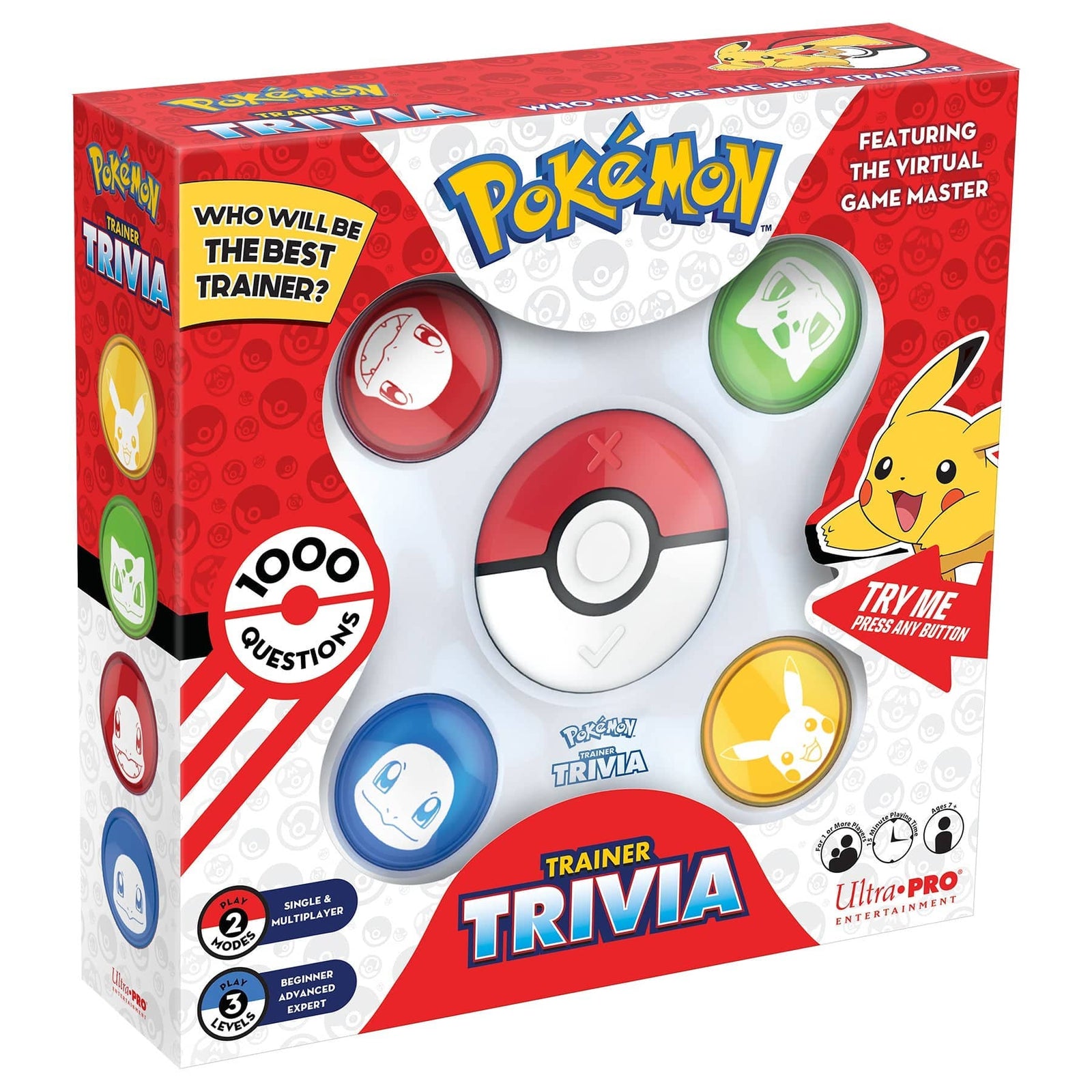 Pokémon Trainer Trivia Game All Ages Toys Christmas Gift