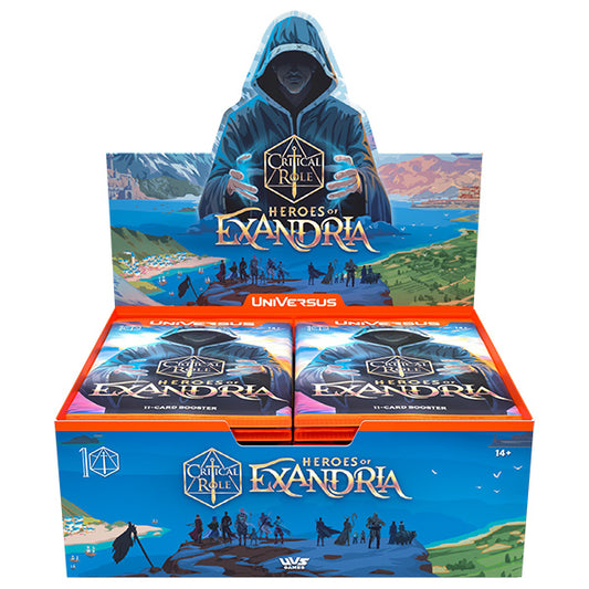 UniVersus CCG: Critical Role Heroes of Exandria- Booster Display