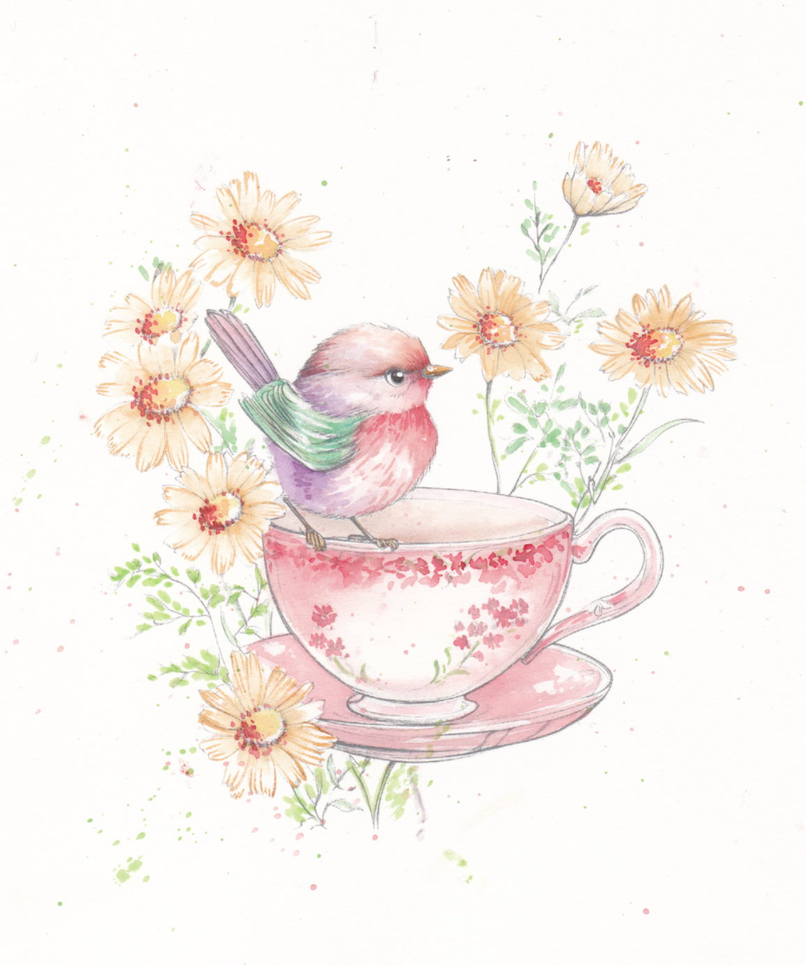 Feathers & Finery Watercolor Workbook